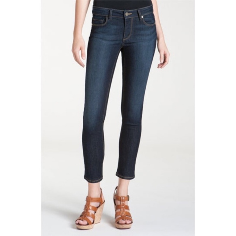 Paige Kylie Crop Jeans in Deep Purple Wash Size 26 - Picture 7 of 7